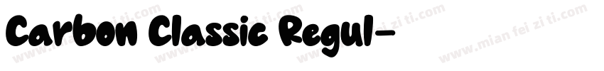 Carbon Classic Regul字体转换